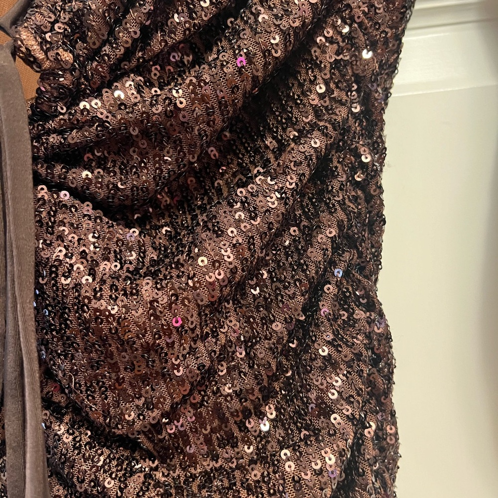 Lovers and Friends Amber Sequin mini dress size S in Cappuccino. Hoco, cocktail? - Picture 3 of 5
